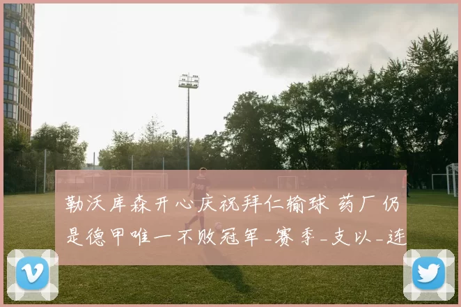 勒沃库森开心庆祝拜仁输球 药厂仍是德甲唯一不败冠军_赛季_支以_连冠